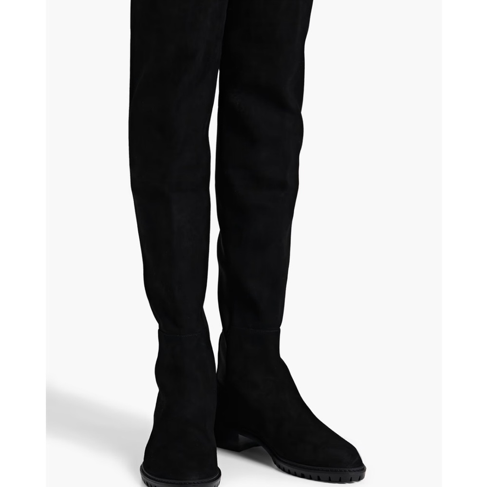 Stuart Weitzman Chic Black Over the Knee Boots (7)